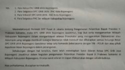 SE Ketua DPC Grib Jaya Bojonegoro, Anggota GRIP JAYA Ikut Amankan Suasana Pelantikan Presiden di Wilayah Bojonegoro