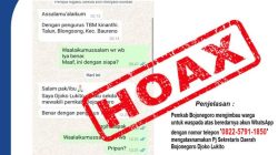 Beredar Hoax Akun WhatsApp Mengatasnamakan Pj Sekda, Pemkab Bojonegoro Imbau Warga Waspada