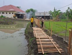 Inovasi Kapolsek Ngraho beserta Anggota Memanfaatkan Lahan Kosong di Pekarangan Mapolsek